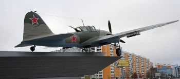 Памятник штурмовику Ил-2 отреставрирован