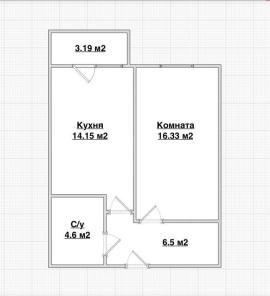 , 1-комн., Самара