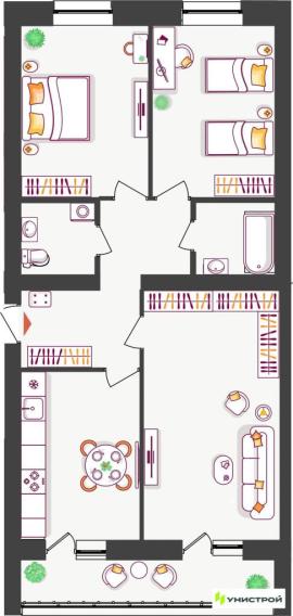 Новостройки, 3-комн., Тольятти