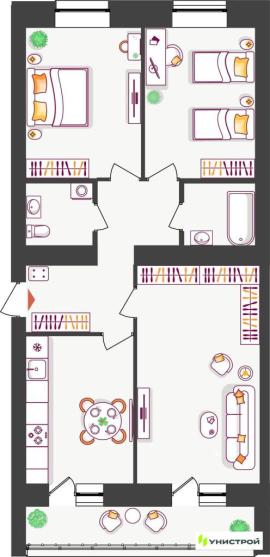 Новостройки, 3-комн., Тольятти