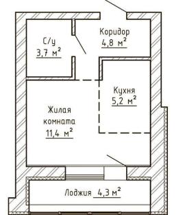 , 1-комн., Тольятти
