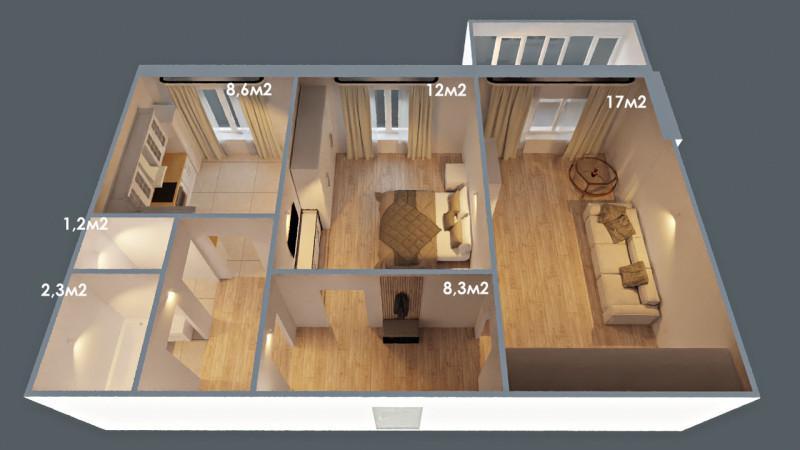 Продажа 2-комнатной квартиры, Тольятти, Юбилейная,  79