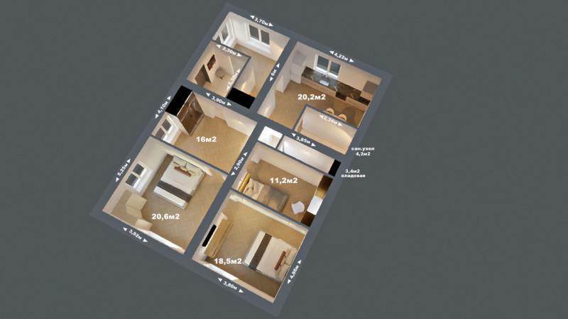 Продажа дома, 96м <sup>2</sup>, 14 сот., Рассвет, Торновая,  59