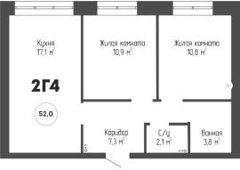 , 2-комн., Тольятти