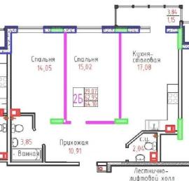 Квартиры, 2-комн., Тольятти