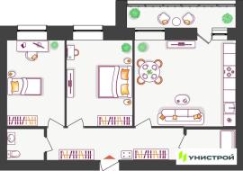 , 2-комн., Тольятти