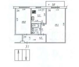 , 2-комн., Самара